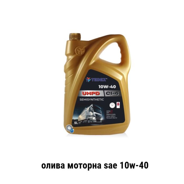 Tedex UHPD Motor Oil sae 10w-40 API CI-4 олива моторна 5л