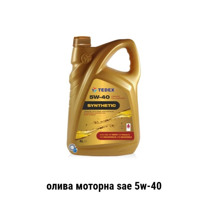 Tedex Synthetic Motor Oil sae 5w-40 API SM/CF олива моторна